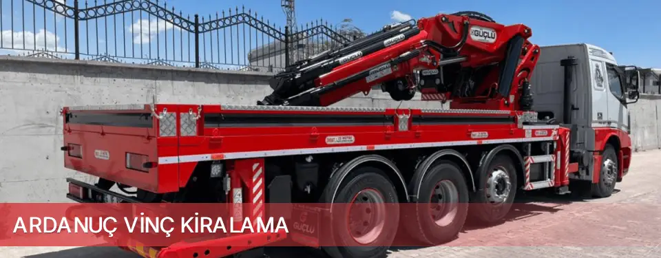 Ardanuç İlçemi Vinç Kiralama